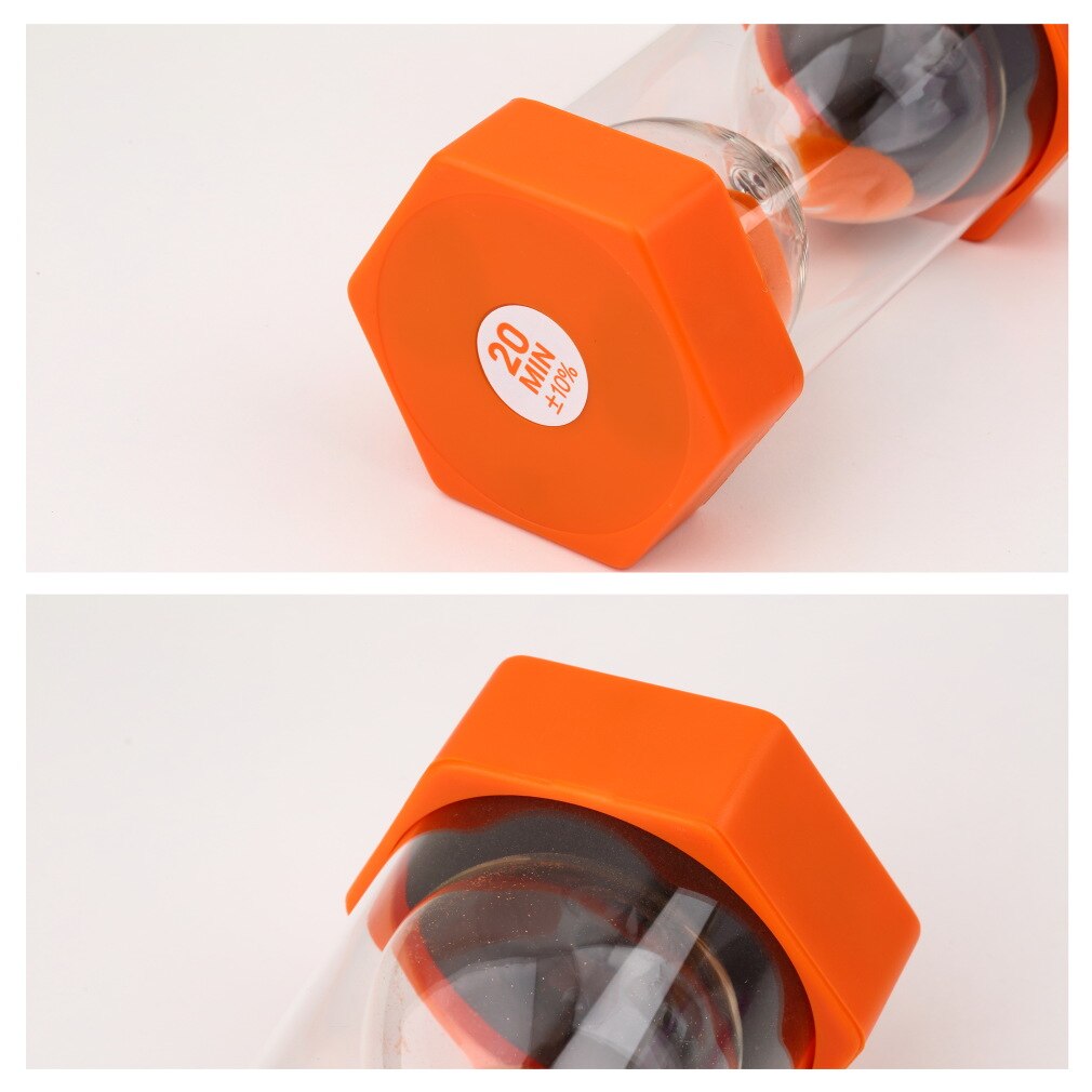 20 Minute Hourglass Egg Timer Orange Perfect For Cooking, Playing Games Or Practicing Timing Hourglass Home Accessories