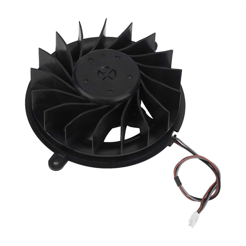Ventilador de refrigeración de repuesto, 17 aspas, Enfriador de refrigeración interno de repuesto para Sony Playstation 3 Ps3 Slim