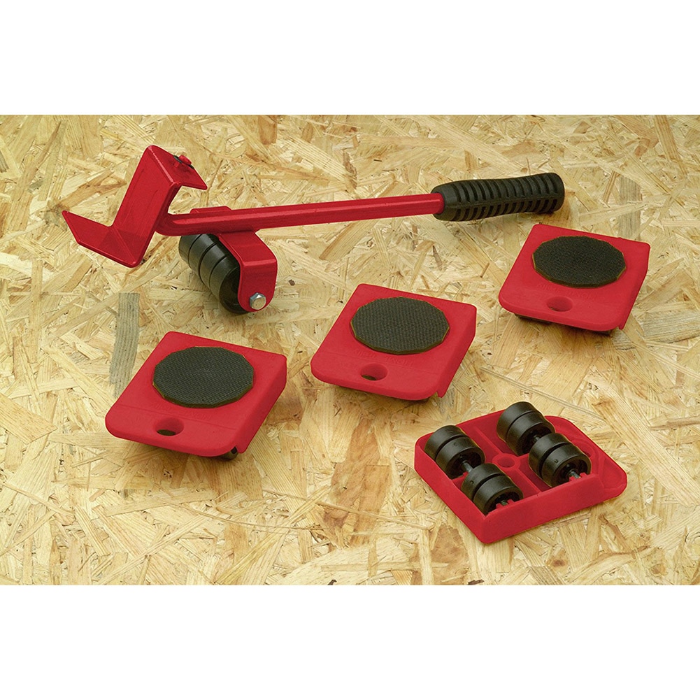 Home Portable Furniture Mover Heavy Object Lifter Steel Hand Tool Set Bear 200kg 360 Degrees Rotate JDH99