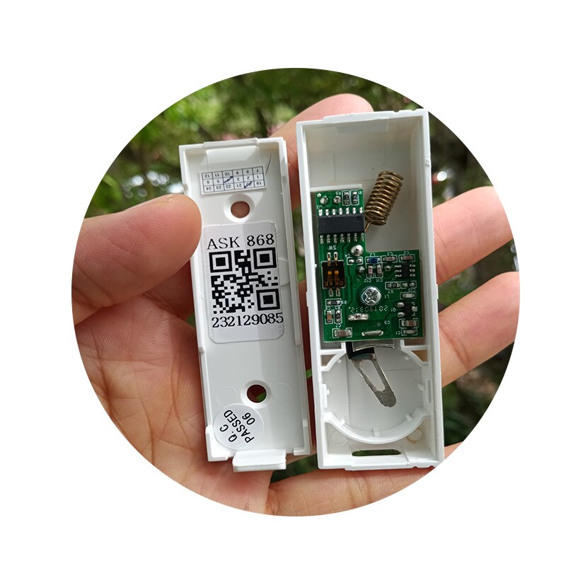 Mini Wireless Vibration Sensor Shock Detector For 868MHz Break Window Glass Sensor Detector Work With Focus Alarm System