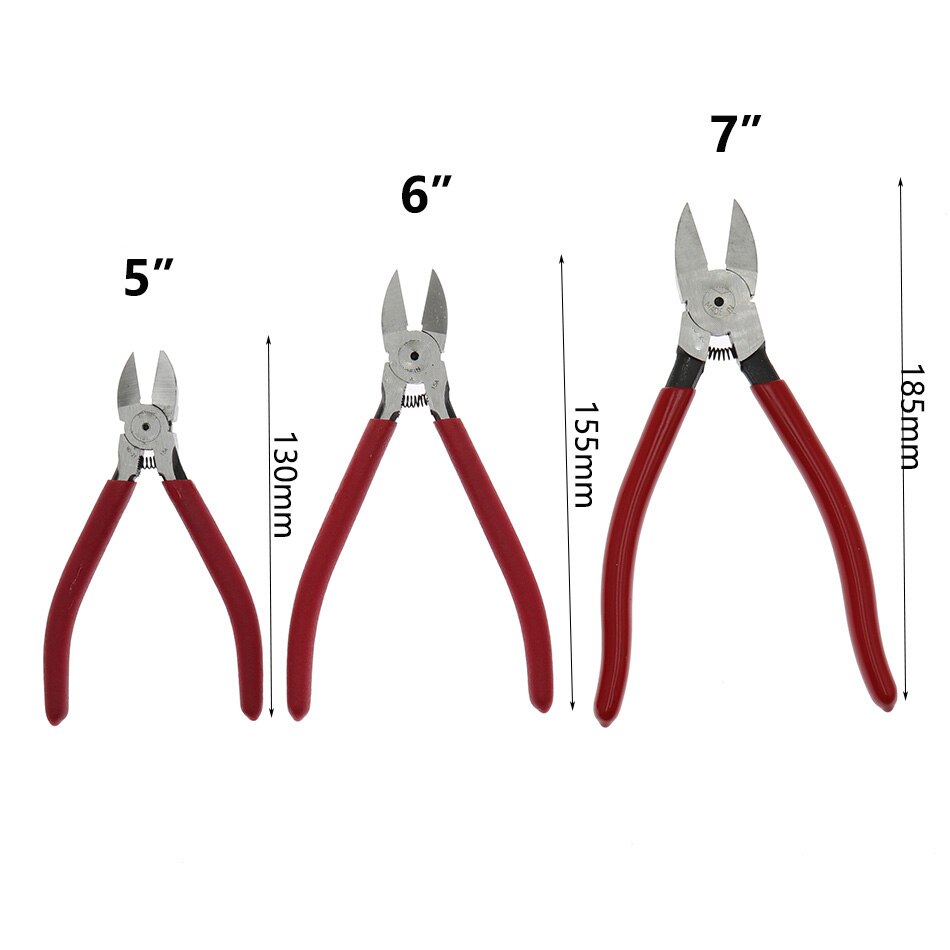 Kniptang Tang 5 &quot;6&quot; Diagonale Tang Snijden Nipper Draad Tang Handgereedschap Voor Kabel Cutter Water Tang rubber Mini Diagonaal