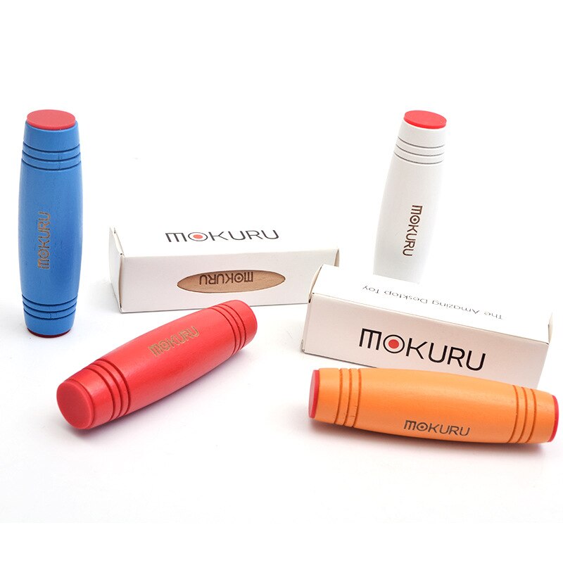 Fidget Toys mokuru madera Fidget Stick divertido Flip Toys escritorio juegos de mesa Anti estrés rolover Stick G0009