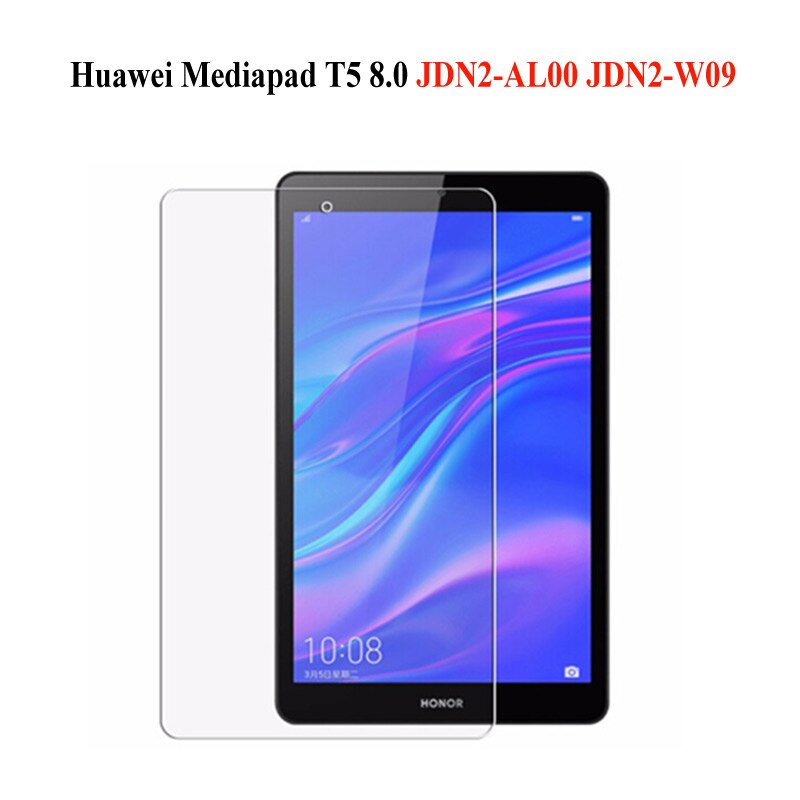 Protector de pantalla de vidrio templado para Huawei MediaPad M5 8,4 10,8 lite 8 10,1 de vidrio para huawei T5 10 8 honor tab 5 8,0 película de vidrio: Huawei T5 8