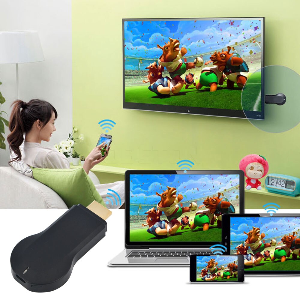 Kebidumei M2 Air Paly Wifi Media Player 1080P Windows Ios Android Ipush Smart Tv Stick Dongle