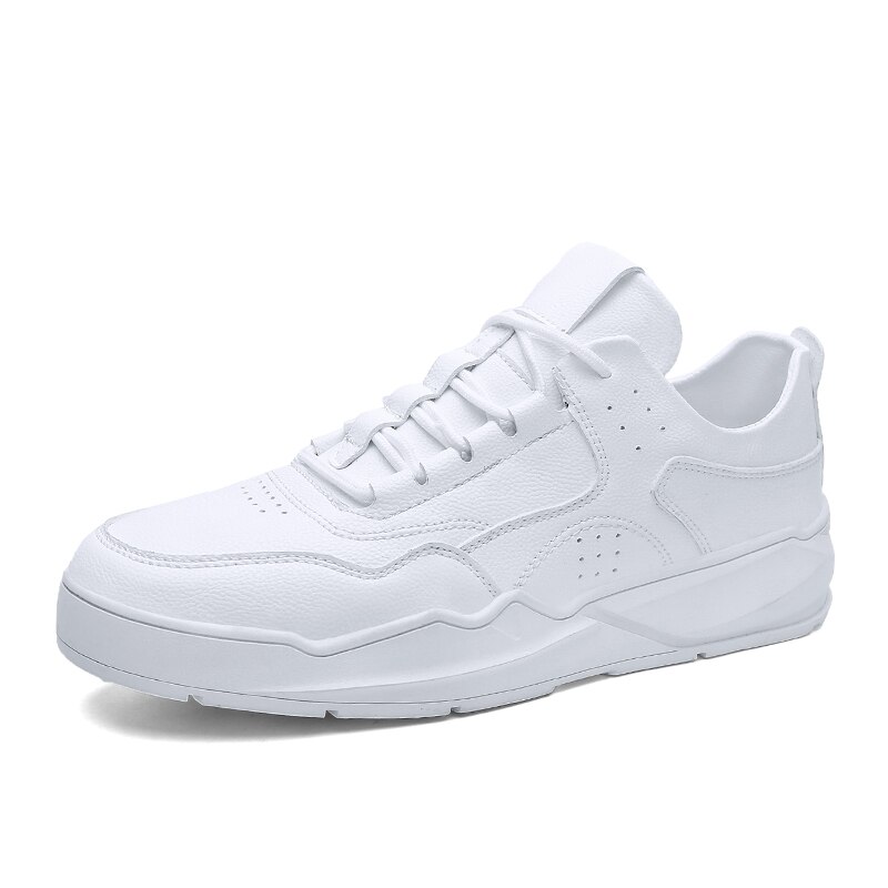 Åndbare hombre mesh sneakers arbejde afslappet mand sneaker sko zapatillas på sikkerhedssko blade sko herre zapatos komfortable: Hvid / 39