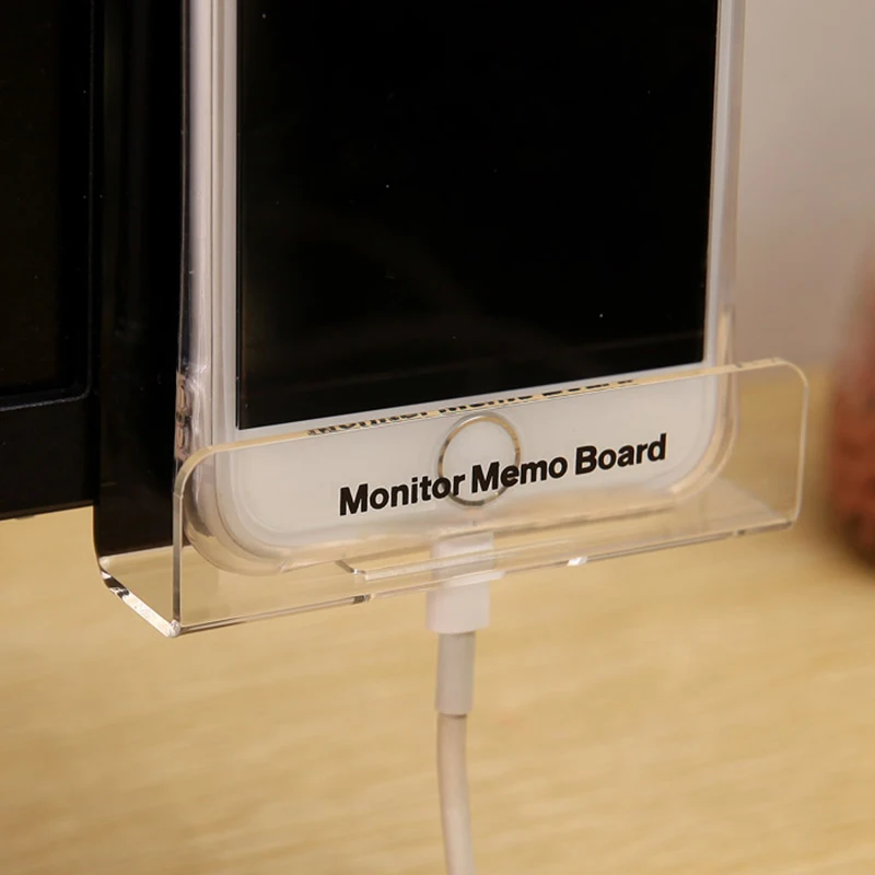 Tableau de mémo de Message de moniteur en plastique pour onglets de Notes autocollantes téléphones écran d'ordinateur moniteurs d'ordinateur panneau latéral planificateur fournitures de bureau