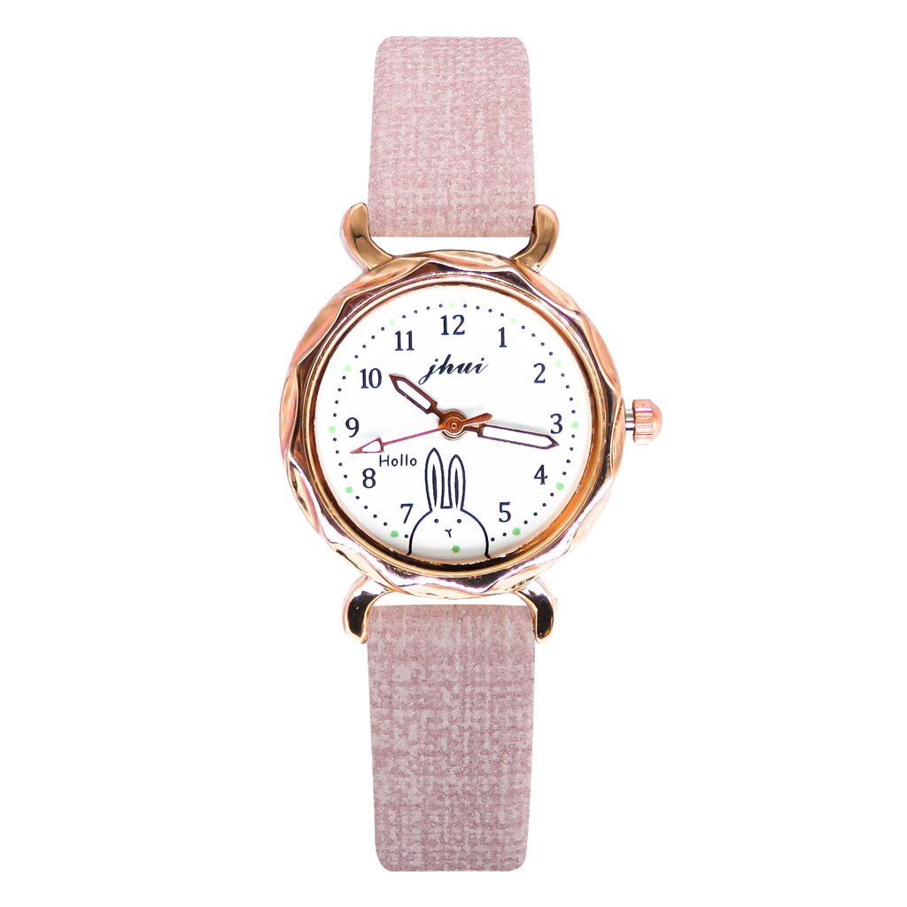 Top Brand Casual Watches For Women Unique Bracelet Watch Set Leather Simple Pink Ladies Clock Montre Femme