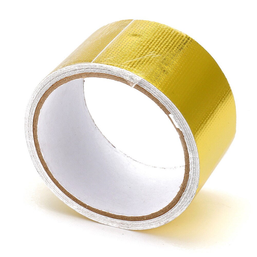 Aluminium Tape 5m*5cm Self Adhesive Foil Car Exhaust Repair Panel Car Modified Foil Tape Heat Barrier Tape Roll
