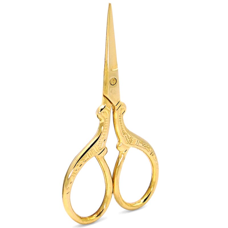 Tijeras de sastre Vintage, herramienta Retro Para bordado, hilo de coser: Full Gold