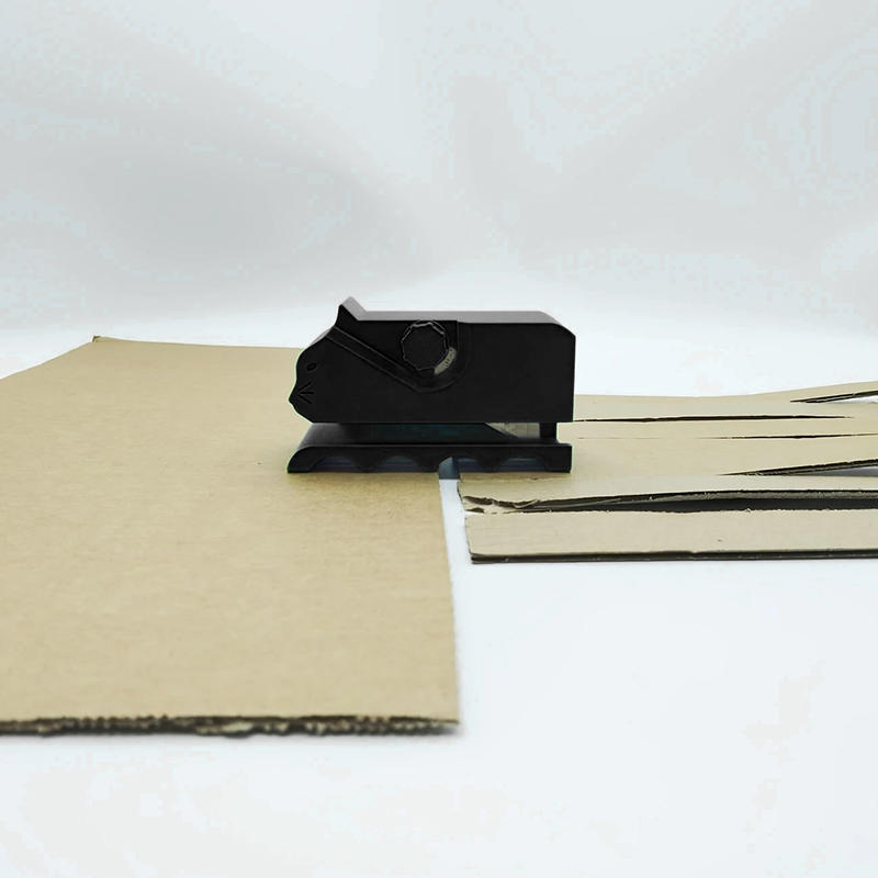 Bonita máquina cortadora de cartón para rascadores de gatos, cortador en forma de gatito impreso en 3D, herramientas de bricolaje, cuchillo de utilidad para cartón