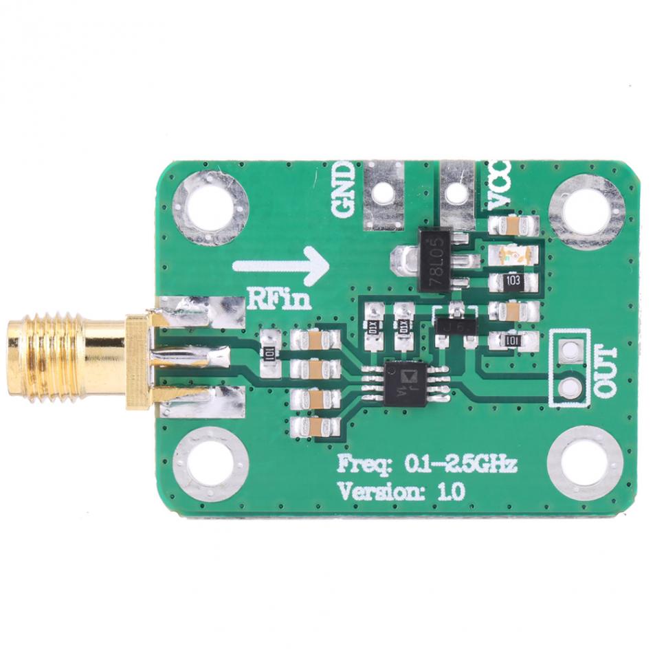 RF Power Meter Logarithmic Detector 0.1 - 2.5GHz RF Logarithmic Power Detection Frequency Meters