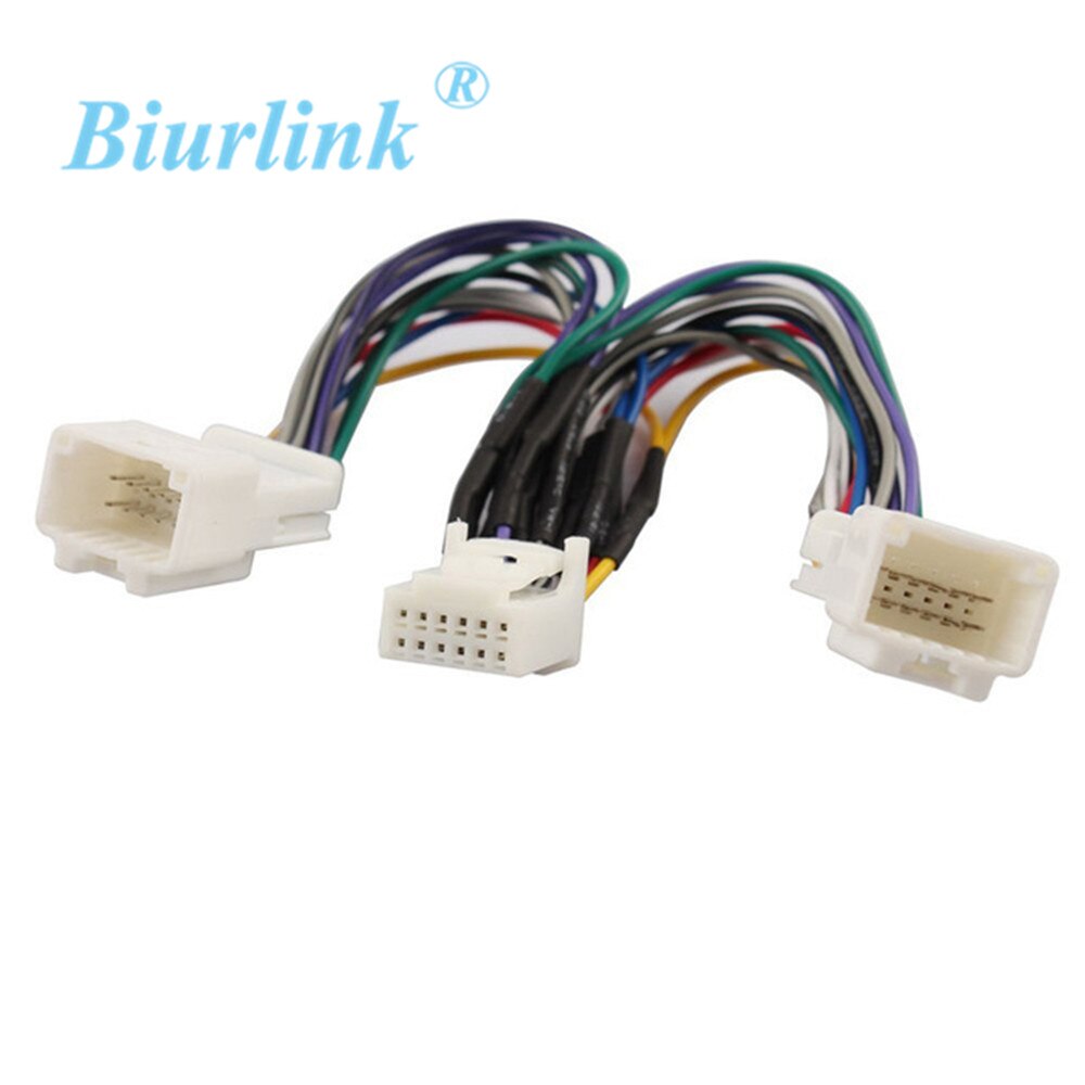 Biurlink Auto Harnas Y Kabel Splitter 1 Naar 2 Kabel Voor Toyota Lexus Naar Aux In Usb Interface