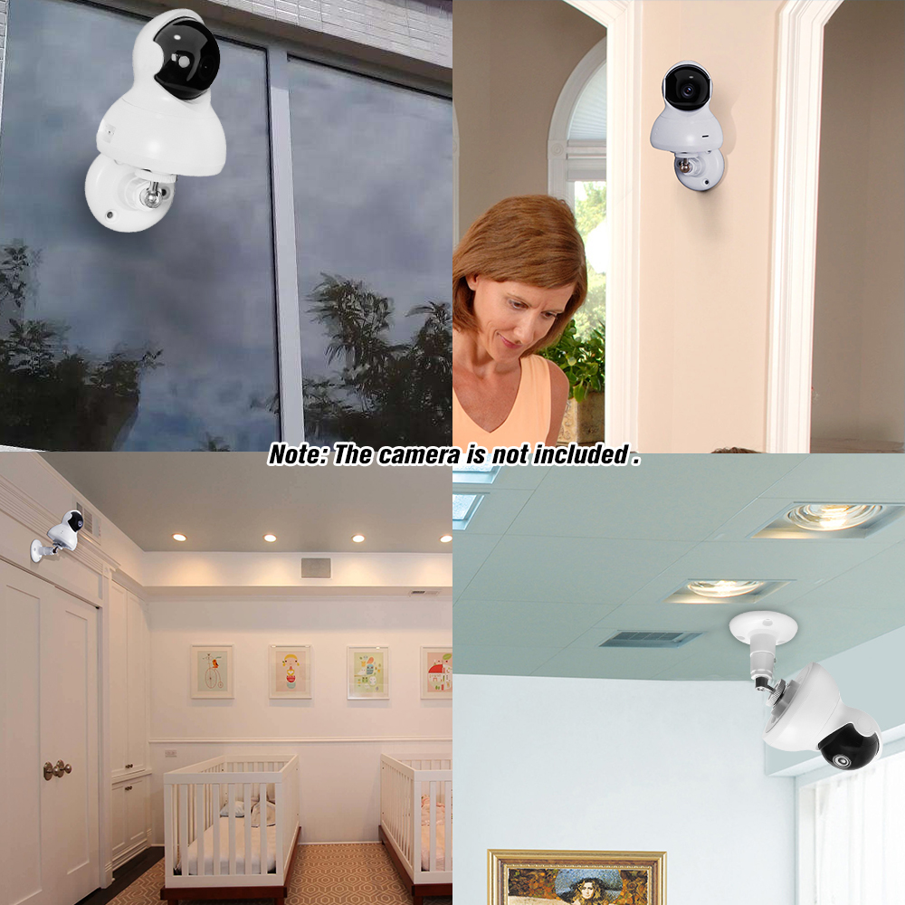 Wall Mount Voor Yi Dome Camera En Yi Cloud Home Camera Muurbeugel Houder Full Installeren Kit Hoogte En hoek Adjustmen