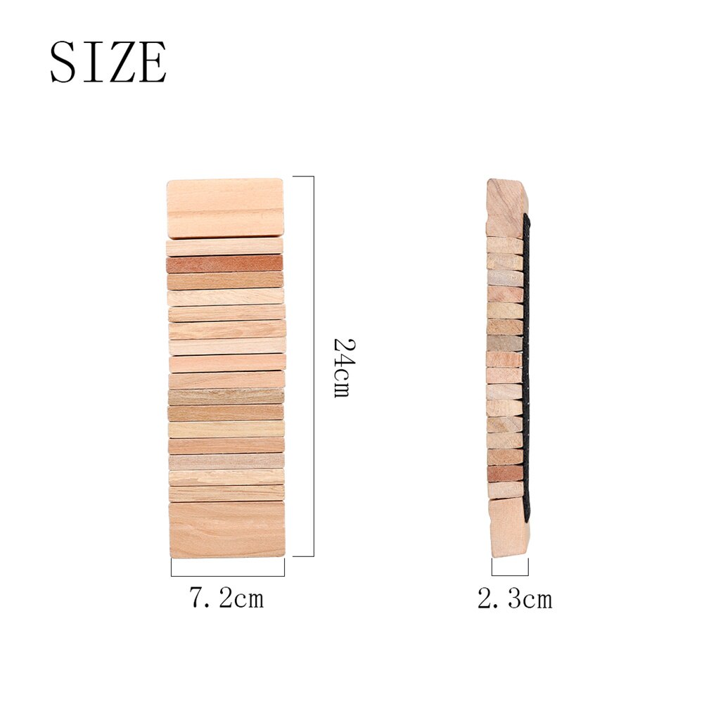 Rosewood Musical Instrument Wooden Tooth-wood Sounder Castanets Percussion Instrument: Light color