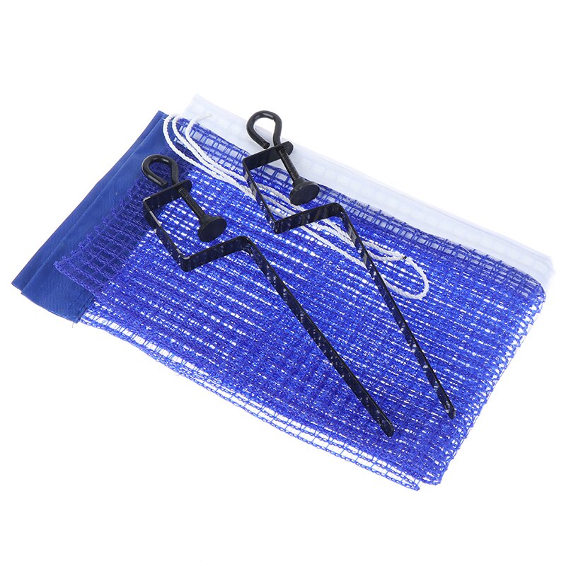 Portable Table Tennis Net Post Clamp Stand Holder Set Pong Replacement Mesh Set 2pcs Table Tennis Brackets