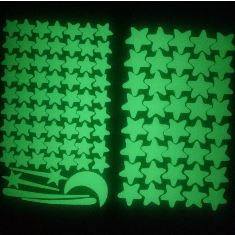 Lichtgevende Sterren Muurstickers Glow In The Dark Sterren Voor Kids Baby Kamer Woonkamer Diy Wall Art Home Decor stickers