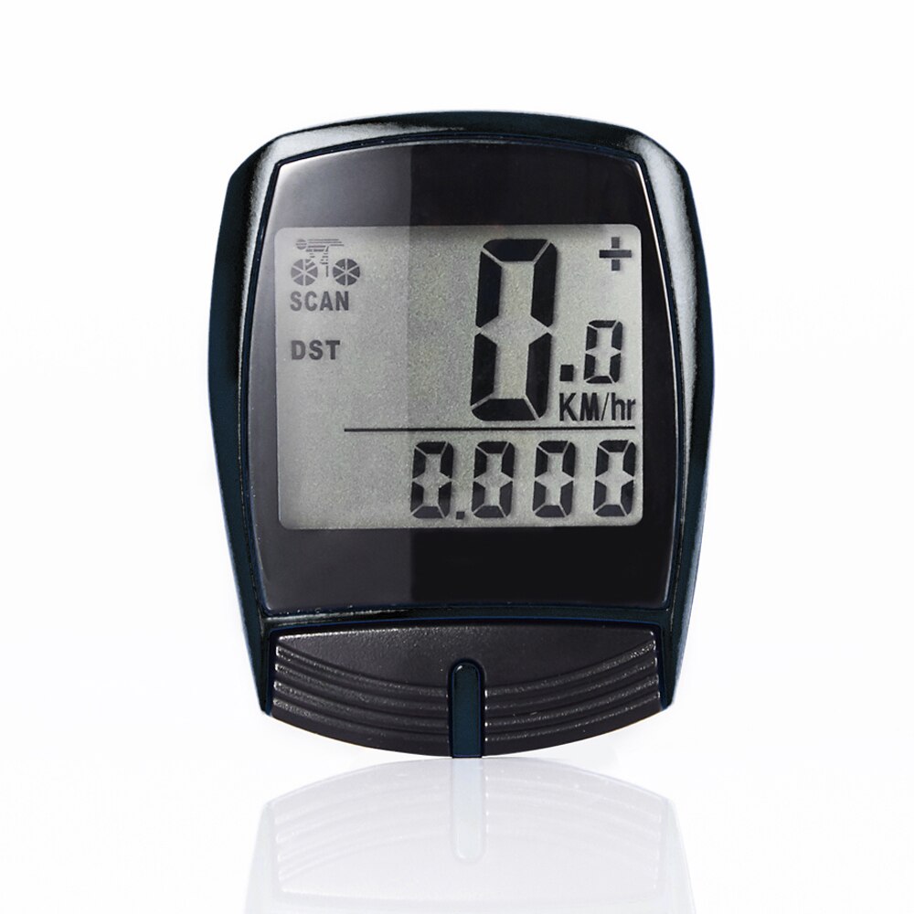 Bike Computer Bicycle Speedometer Cycling Wried Stopwatch Odometer Computer Waterproof Digital Bike Speedometer Bike Accessories: wired  Black