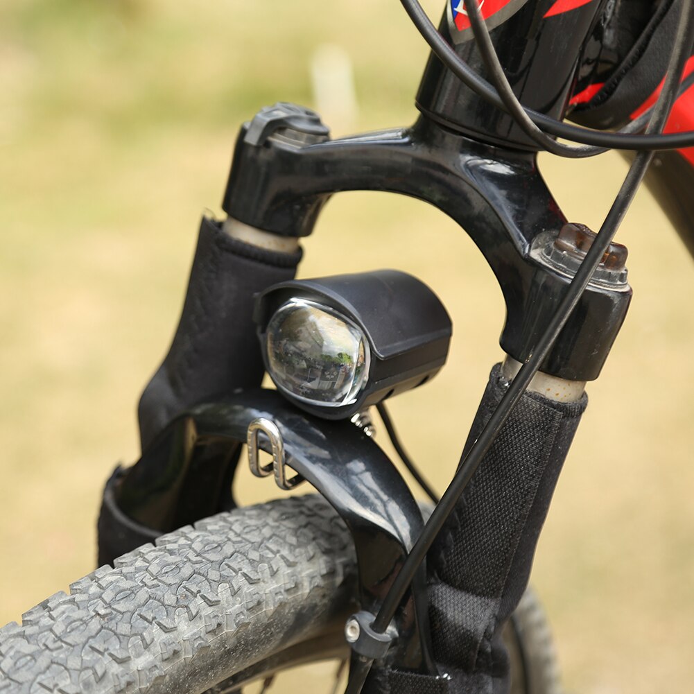 2 in 1 E-bike light headlight input DC 36V 48V 60V ebike handlebar lamp Electric Scooter LED Front light with horn