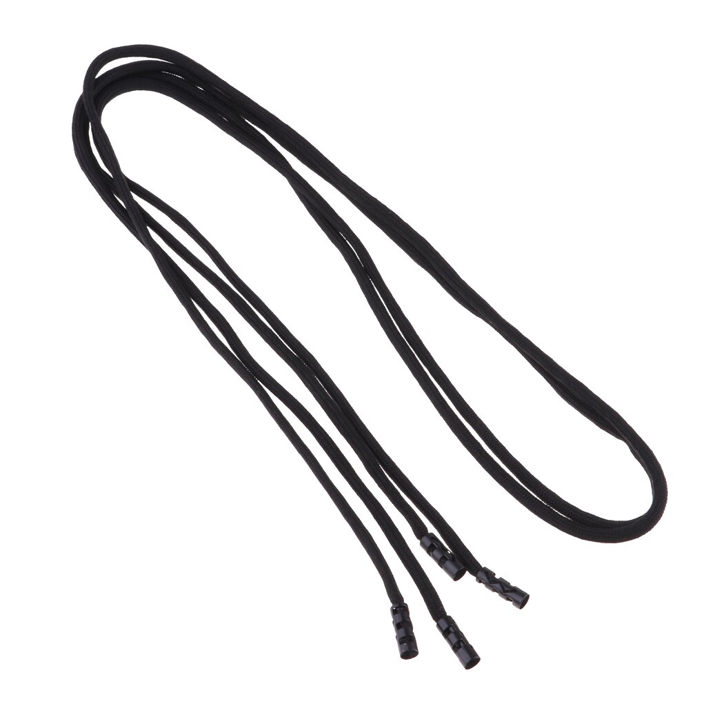 Paquete de 2 elegantes Pantalones de cordón con cordón y reemplazo de zapatas con puntas de Metal-Accesorios de ropa: E