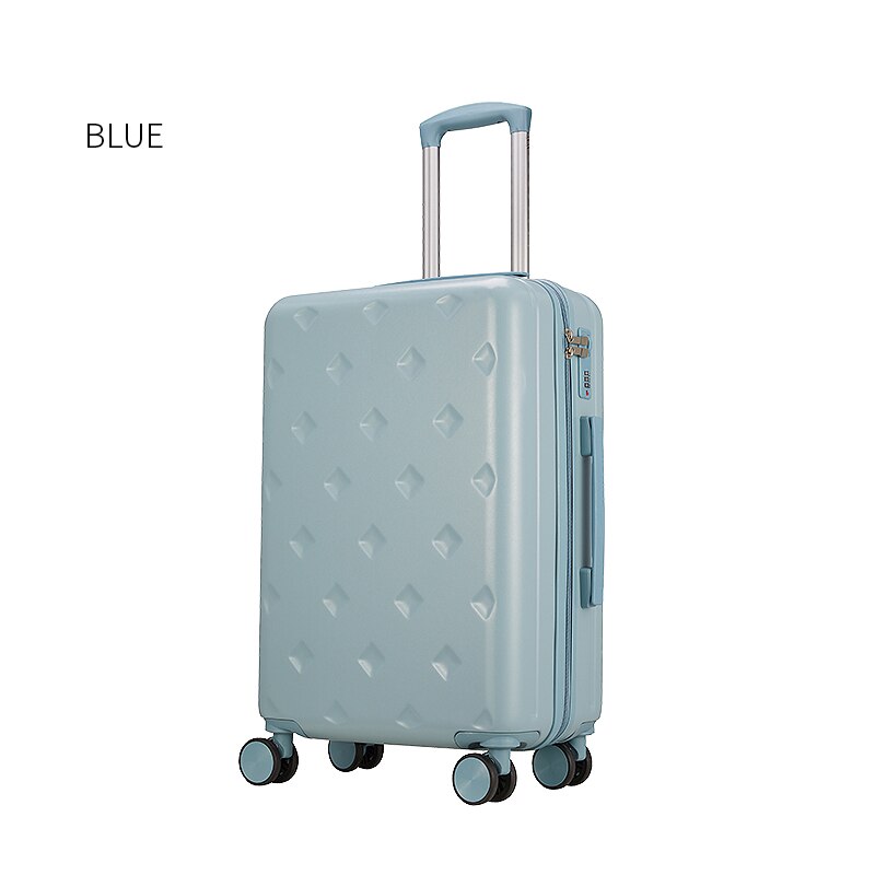 Maleta Mini 20 pulgadas equipaje rodante Maletas De Viaje viajes De negocios equipaje rodante llevar-contraseña maleta 캐리어 شنط سفر: Light Blue / 22 pulgadas