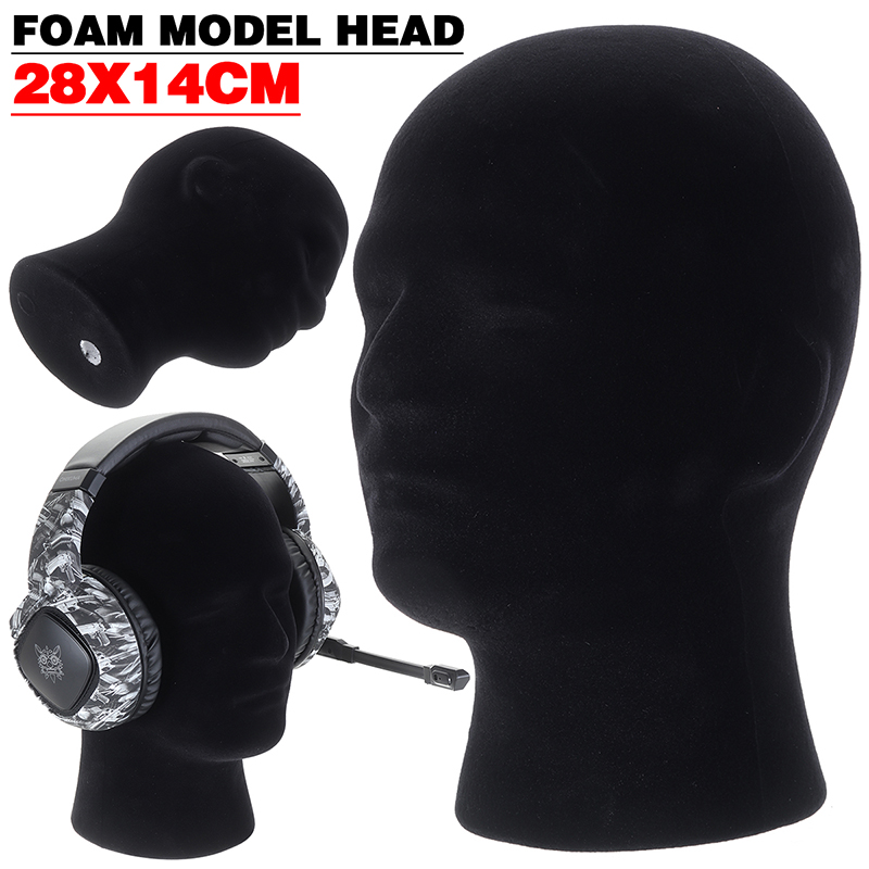 Male Styrofoam Foam Mannequin Manikin Model Head Wigs Cap Display Stand For Clothes Glasses Hat Displaying