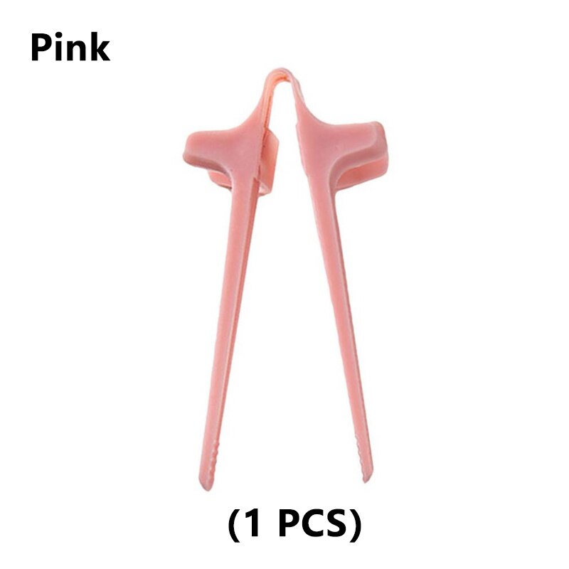 1/2/5Piece Free-Hands Snack Chopsticks Play Games Finger Chopsticks Lazy Assistant Clip Snacks Not Dirty Hand Phone Accessory: Pink - 1PCS