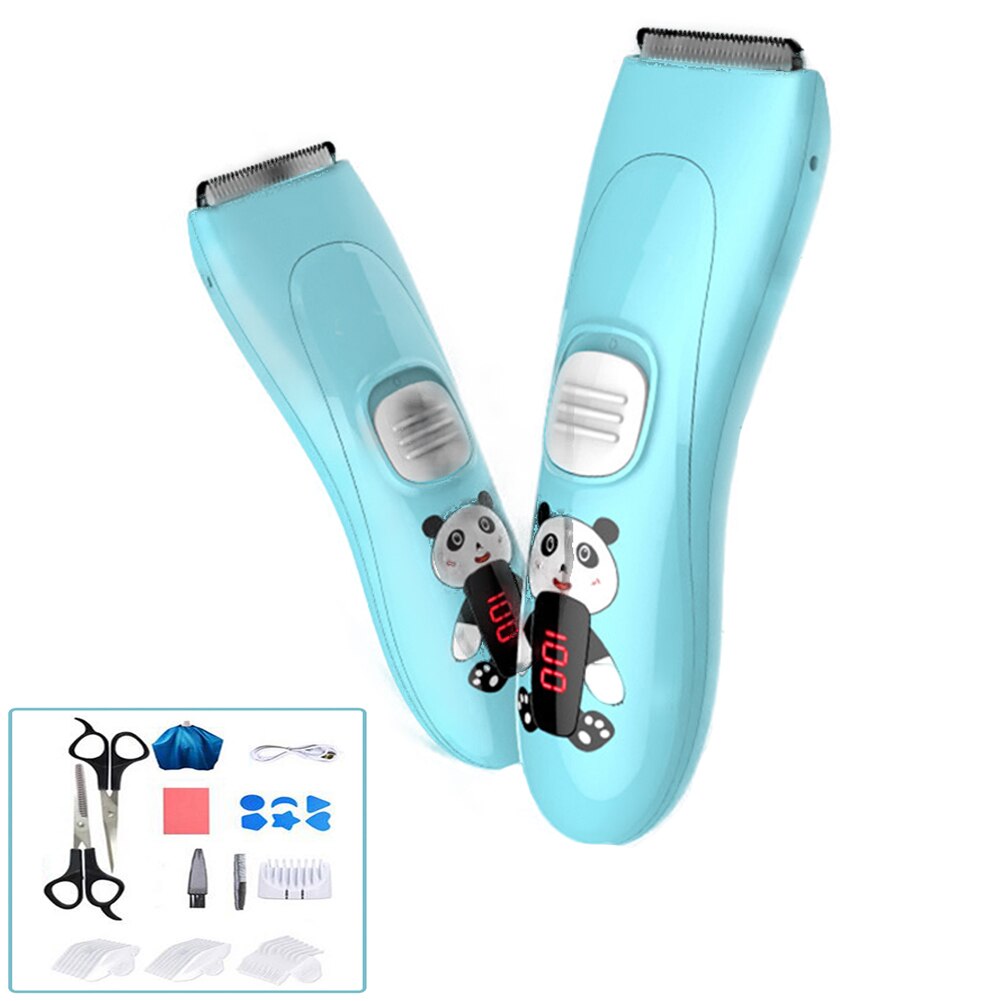 Baby Haar Haarschneidemaschine USB Aufladbare Elektrische Haar Cutter Sicher Trimmer mit 3Stck führen Kämme Geräuscharm für freundlicher freundlicher zubehör