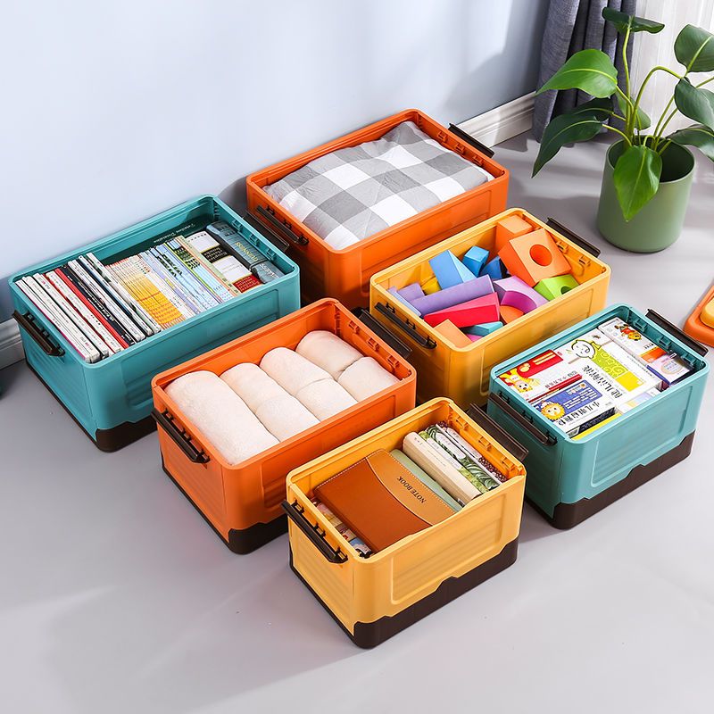 Opvouwbare Opbergdoos Multifunctionele Plastic Organizer Container Grote Capaciteit Organizer Boxen Huishoudelijke Diversen Opberggereedschap