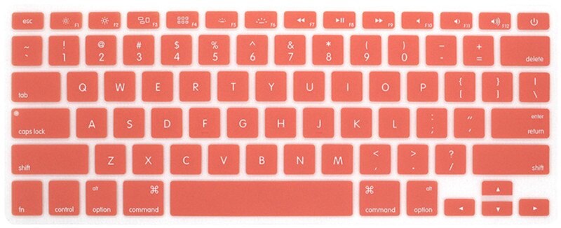Silikon Tastatur Abdeckung Schutz Haut für Apple Macbook Pro MAC 13 15 Air 13 Weiche tastatur aufkleber 9 Farben: Red Air 11