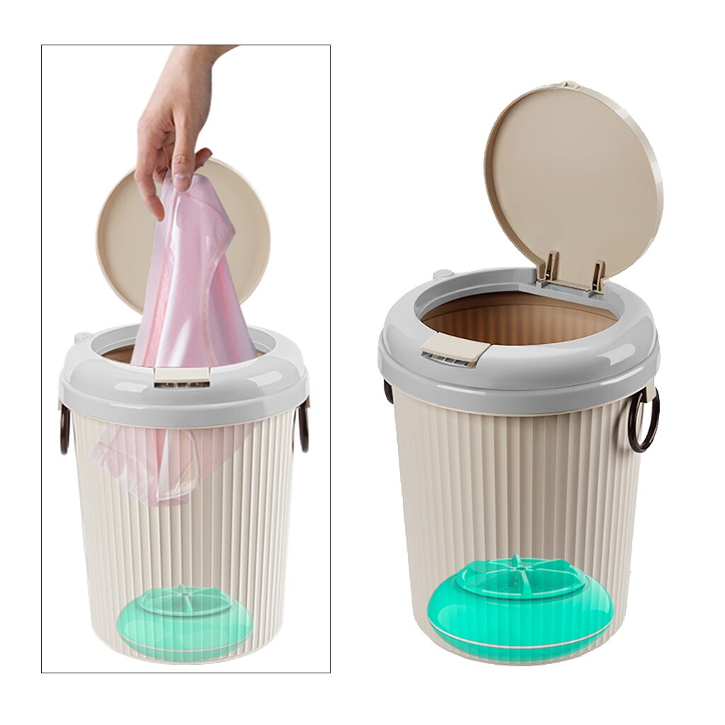 Portable Washing Machine for Makeup Brush Pants 18W USB Powered Compact Laundry Washer