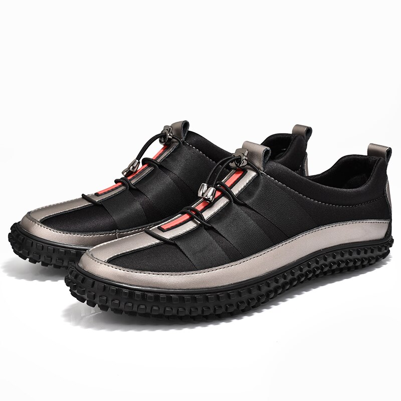 Hommes décontracté Chaussures Vulcanisées D'été Tissu Noir Chaussures Chaussures Plates Chaussures De Loisirs Chaussures Plates Chaussures de Skate Chaussures de Toile Mocassins: gun-color / 8.5