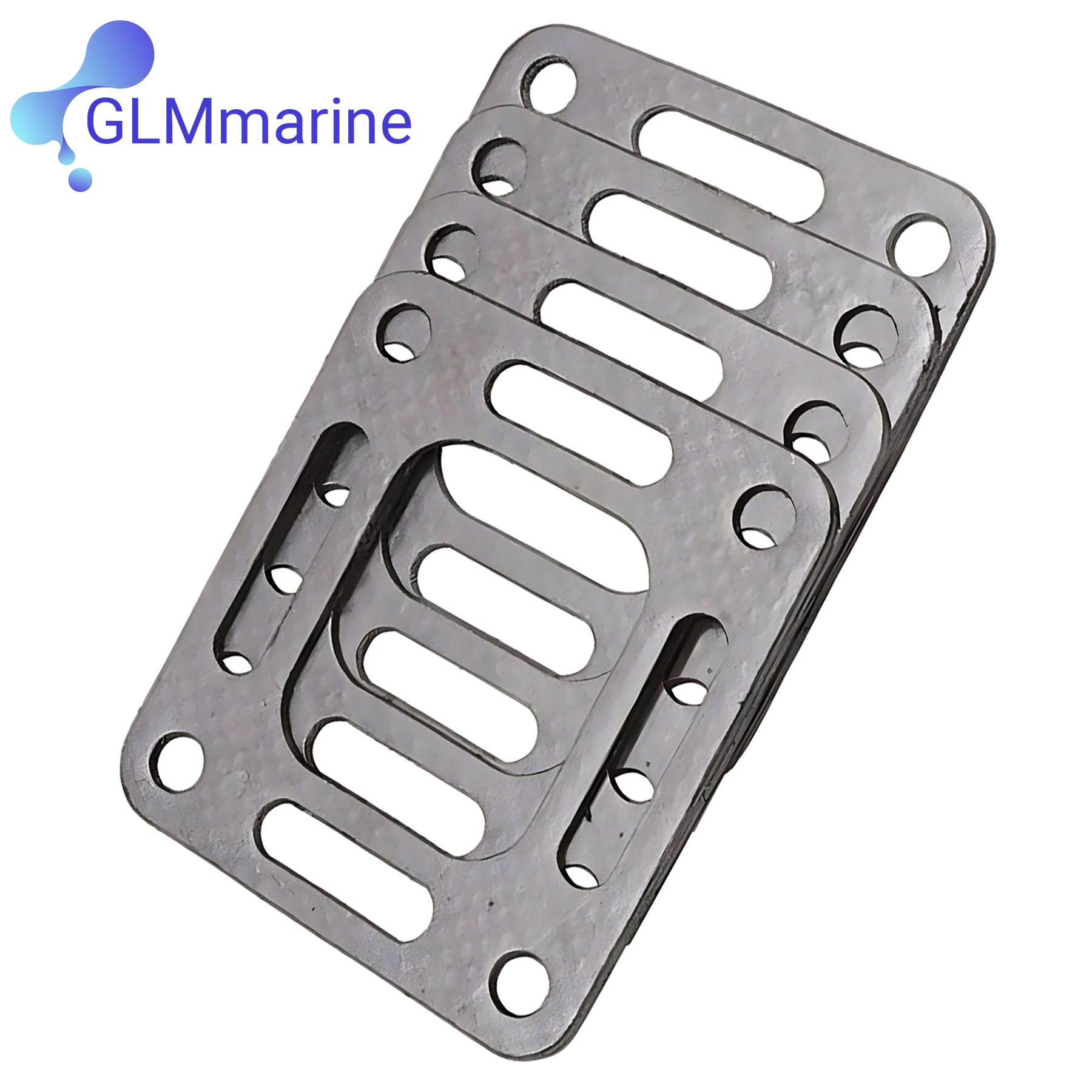 4-teilige Auspuff krümmer dichtung für Quecksilber-Mercruiser-Heckantriebe 4,3 5,0 1. 2 2.0l 27-410 27-410 27-410 27-410