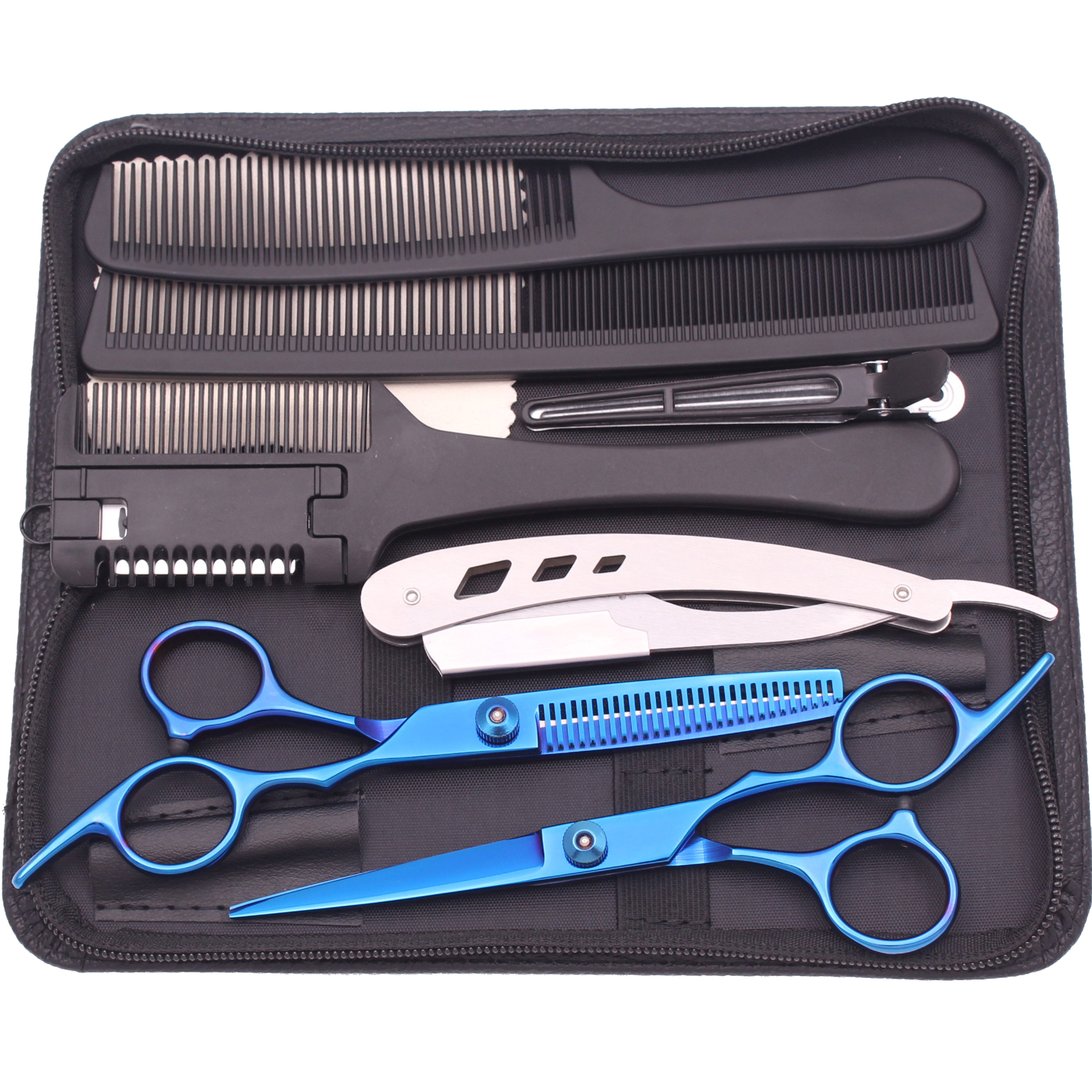 6,0 '' inch haarschaar Professionele knipschaar Dunner kappers Kapselset Salon Kapper en thuis Japans staal 1001