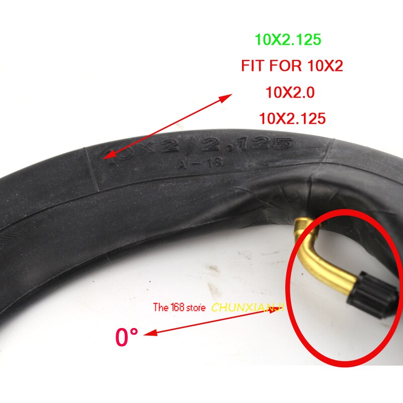 Size 10x2 10x2.125 tyre Inch Inner Tube for Tricycle Bike Schwinn Kids 3 Wheel 10 Inch tire 10*2 10*2.125 Balancing Hoverboard