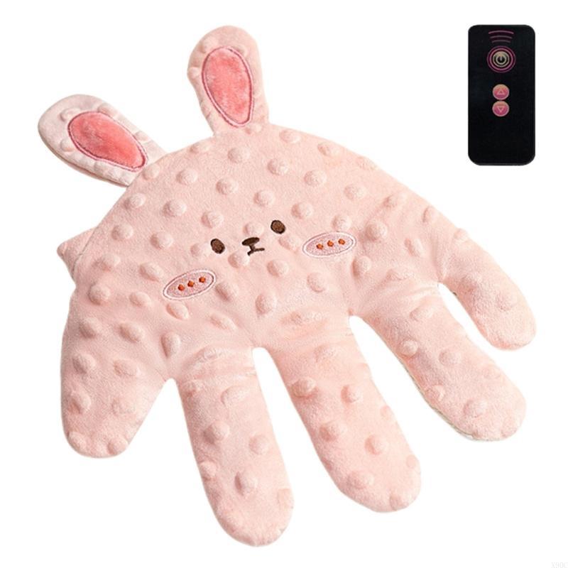 Soothing hand baby calming pillow for children, soft and breathable sleep aid for toddlers with gentle vibration: Gold