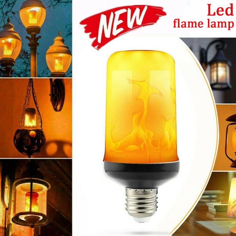 E27 led flikkerende vlamlamp gesimuleerd brandend vuur effect feestlamp led dynamische vlam effect lamp meerdere modi
