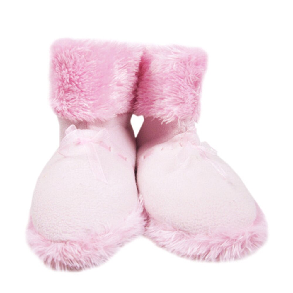 Chaussures chauffantes électriques d'hiver chauffe-pieds bottes chauffantes lavables détachables USB rechargeables pour le bureau à domicile: Pink