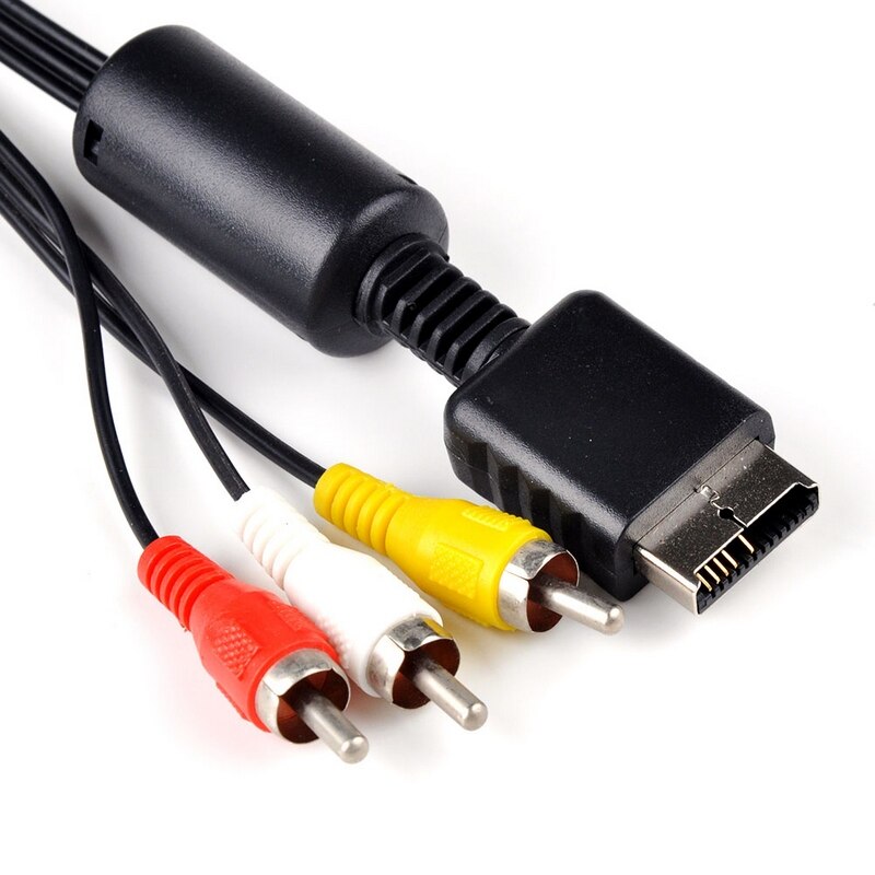 Cable infrarrojo Wifi 1,8 m Audio Video a 5 Cable RCA AV para componente PS3/PS2 AV Cable de vídeo de TV para Playstation 2 3 PS3