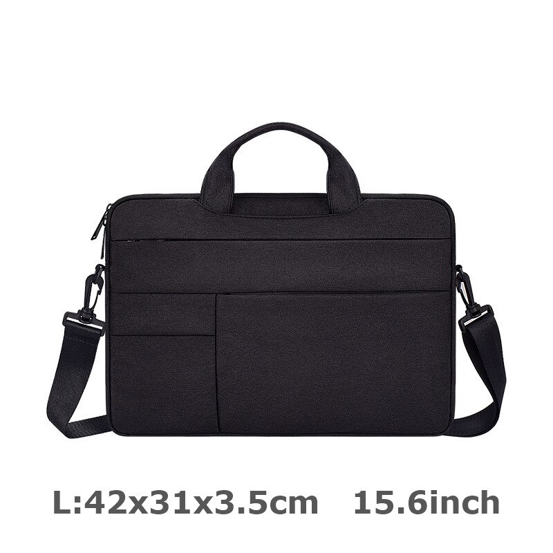 Men 13.3 14.1 15.4 15.6 Inch Waterproof Laptop Briefcase Business Handbag for Men Large Capacity Messenger Shoulder Handbag: 5-L