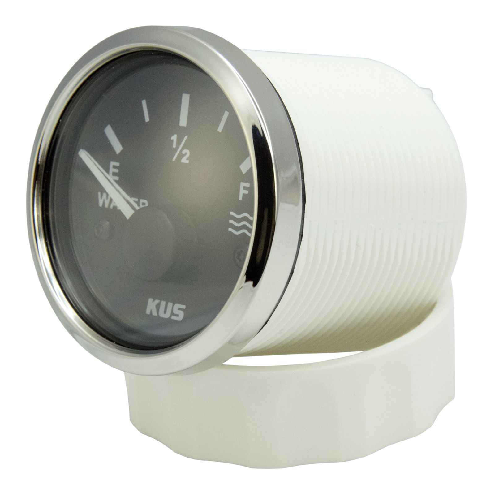 Jauge de niveau d'eau Marine pour réservoir d'eau pour bateau, indicateur de vide rouge/jaune, LED 12/24V, 52mm, 240 à 33 ohms