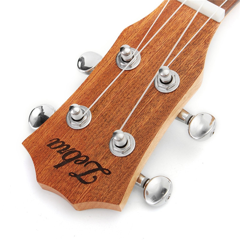 Zebra 21" Mini Sapele Dolphin Pattern Ukulele Rosewood Fingerboard 4 Strings Guitarra Guitar For Musical Instruments Beginner