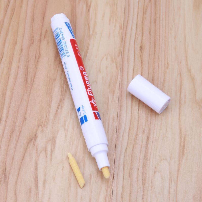 4Stck Fliesen Mörtel Stift Weiß Mörtel Erneuern Reparatur Marker mit Ersatz Feder Spitze zu Wiederherstellung Das Aussehen von Fliesen mörtel Linien Stift