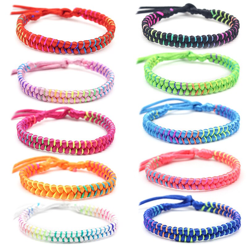 10pcs Infinity Braided kit Ribbon bracelet Friendship Bracelet Set friendly Love Couples Bracelet Jewelry: Default Title