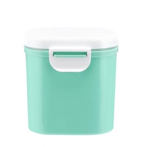 Baby Formula Milk Storage Large Capacity Baby Milk Powder Can Airtight Storage Box Barrel Feeding Box for Kids Food Container: Green L
