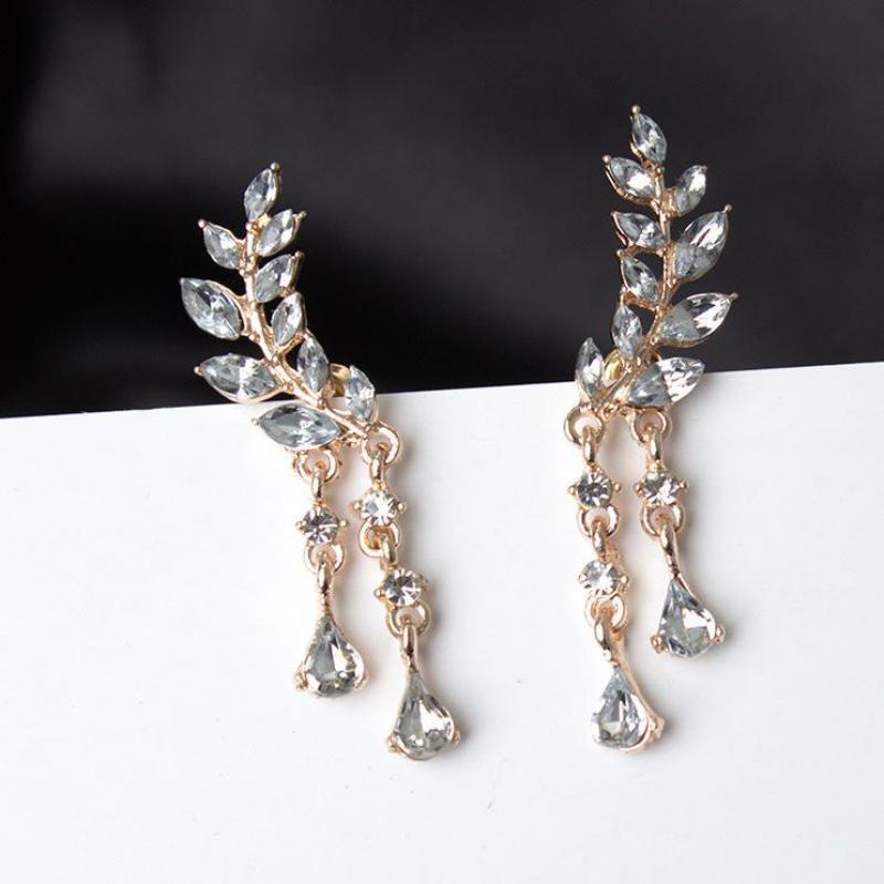 Koreaanse Versie Van Sieraden Oorbellen Vrouwen Laat Omzoomd Oor Zirkoon Oorbellen Oorbellen Voor Vrouwen Brincos