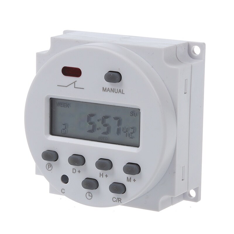 Switch, digital, programmable LCD, AC 220V-240V, 16A