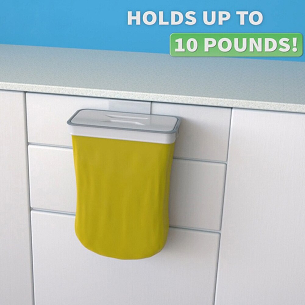 Cabinet Cupboard Hanging Trash Bag Drawer Storage Holder Rubbish Organizer Plastic Kitchen hanging trash rack for garbage bags