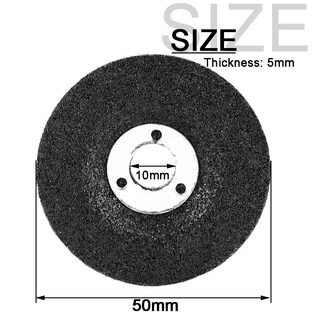 Muela de 50/75mm, disco de corte para amoladora angular de 2 "y 3", rueda de pulido de Metal, accesorios para amoladora angular, apertura abrasiva de 10/16mm