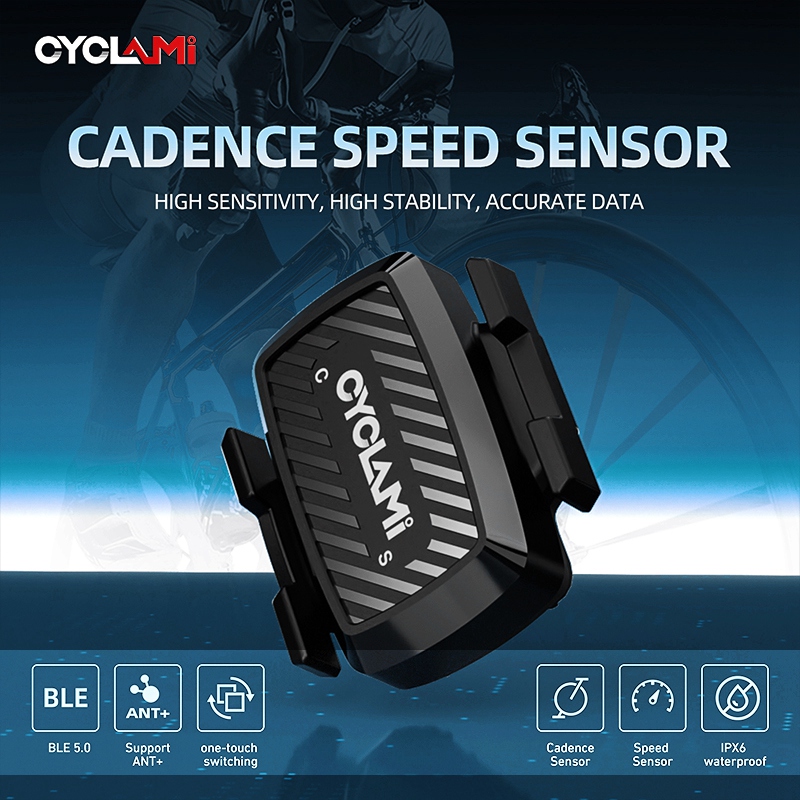 CYCLAMI Fiets snelheidsmeter Fiets Cadans Snelheid Dubbele Sensor BT ANT+ Racefiets MTB Voor Garmin XOSS G2+ G2 Plus IGPSPORT BSC100S