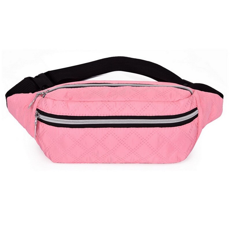 Wasserdicht Taille Pack Frauen Sport Laufen Taille Tasche Für Männer praktisch Halfter Gürtel Tasche Fitnessstudio Fitness Reisen Beutel Brust taschen: Rosa